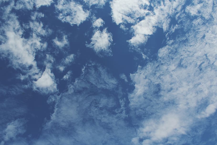 clouds, nature, blue, sky, shapes, cloud - sky, beauty in nature HD wallpaper
