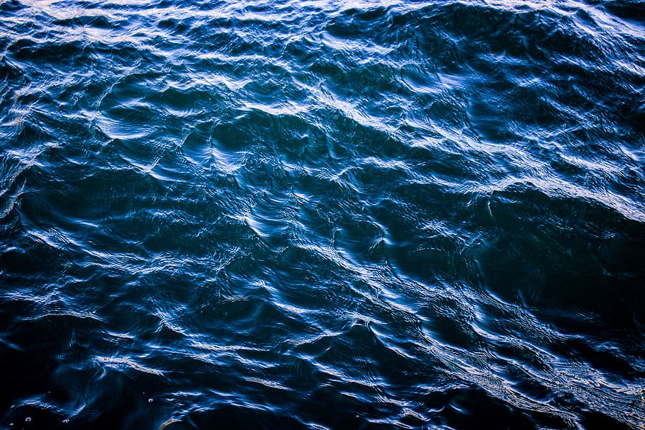 Dark Water black waves night mono HD wallpaper  Peakpx