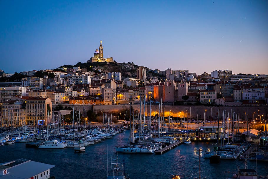 Marseille. Notre-Dame-de-La-garde 1080P, 2K, 4K, 5K HD wallpapers