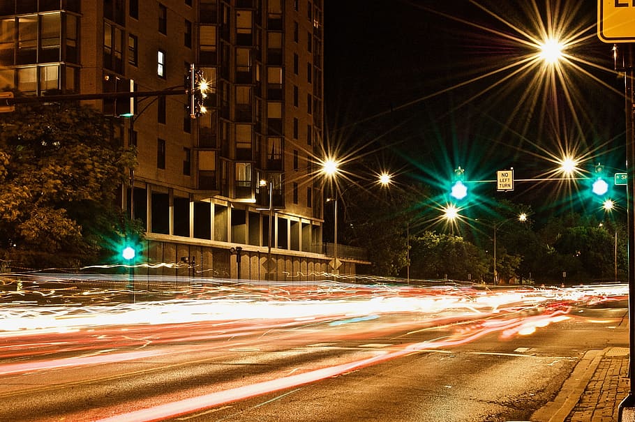 HD wallpaper: Time-lapse Photography of Cars On Road, blur, bright ...