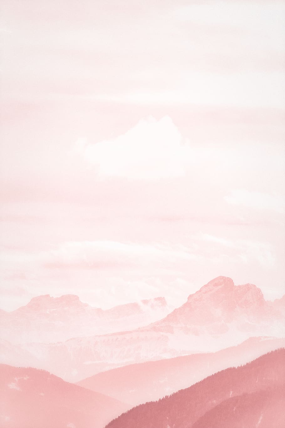 High Angle Photography of Mountain, art, artistic, background HD wallpaper