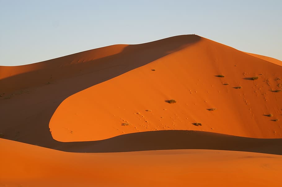 dune, sand, morocco, desert, dunes, africa, sahara, landscape