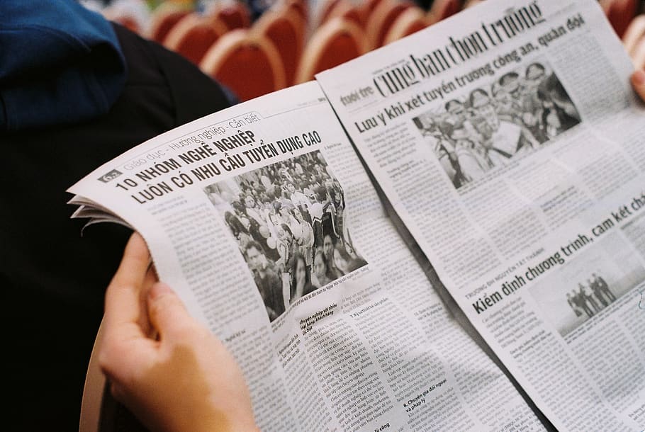 human hand, paper, human body part, newspaper, people, holding HD wallpaper