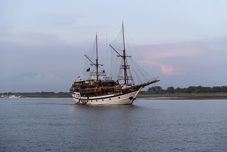 old, ship, water, nautical vessel, mode of transportation, sailboat HD wallpaper