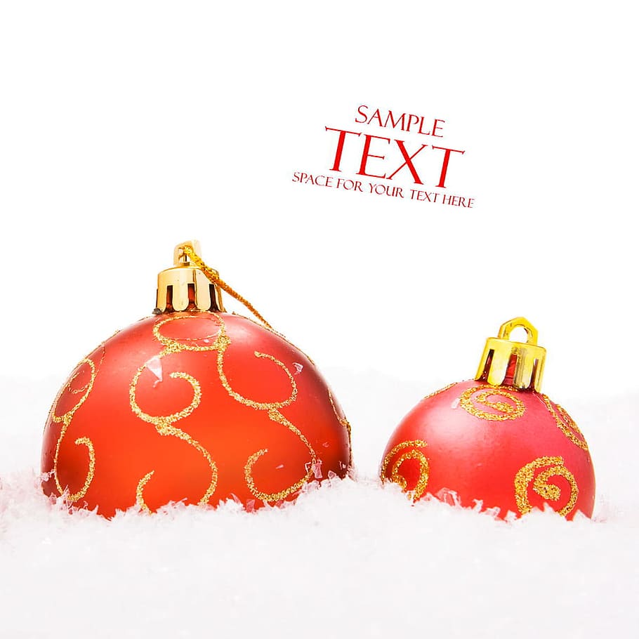 ball, bauble, red, celebrate, christmas, close-up, closeup HD wallpaper