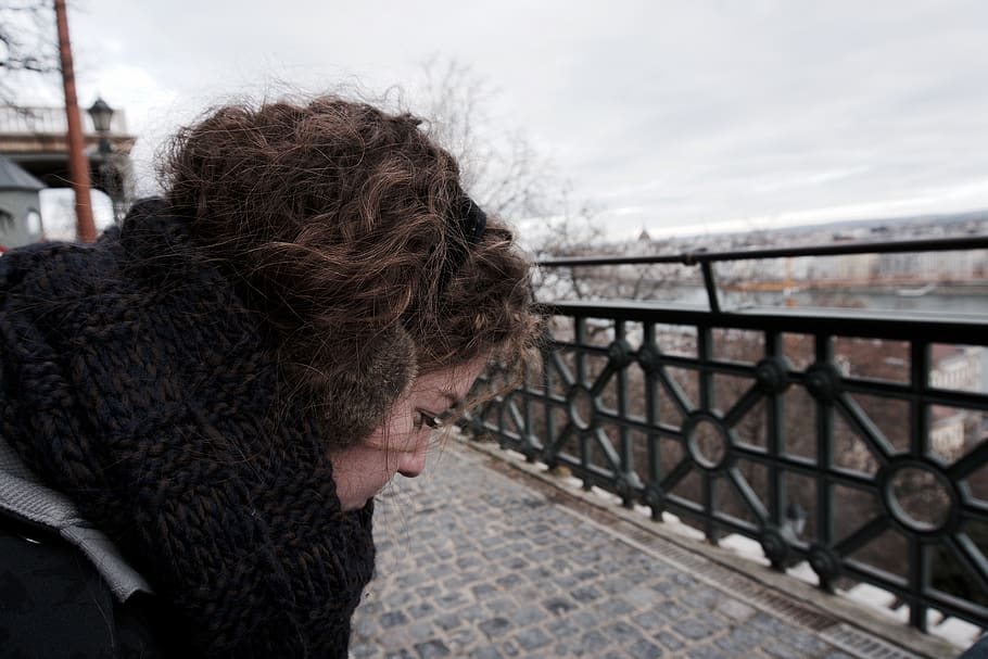 budapest, hungary, europe, one person, winter, headshot, adult HD wallpaper