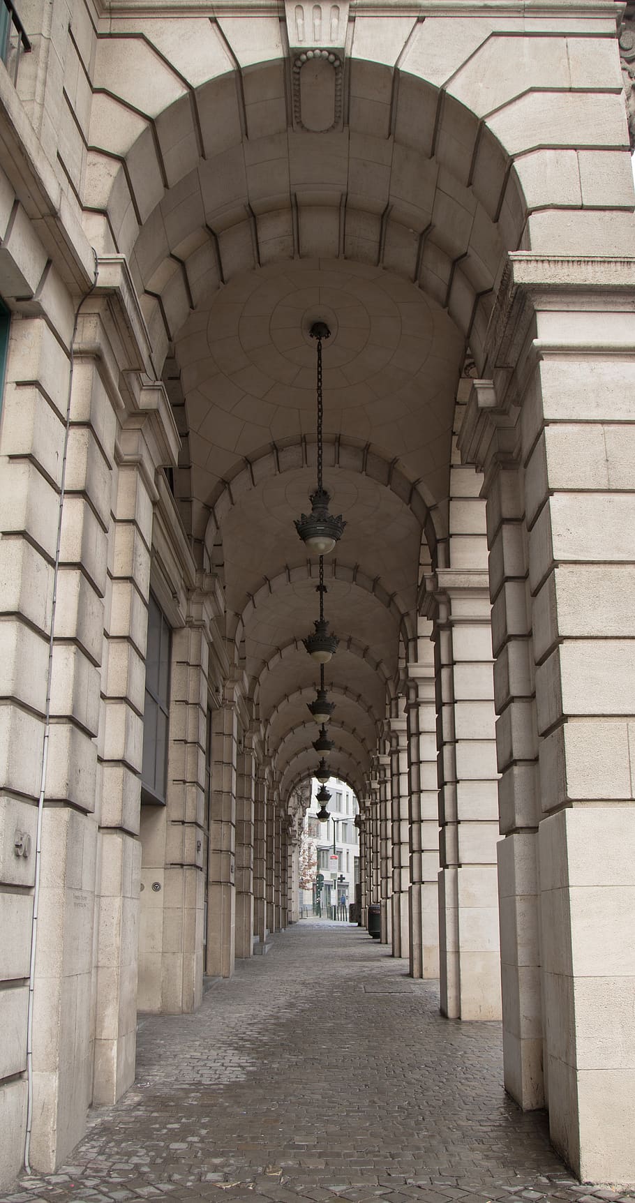 corridor, building, architecture, flooring, indoors, arched HD wallpaper