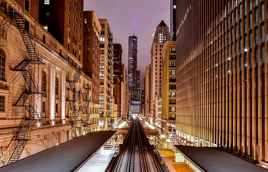 architecture, building, infrastructure, tower, glass, windows HD wallpaper