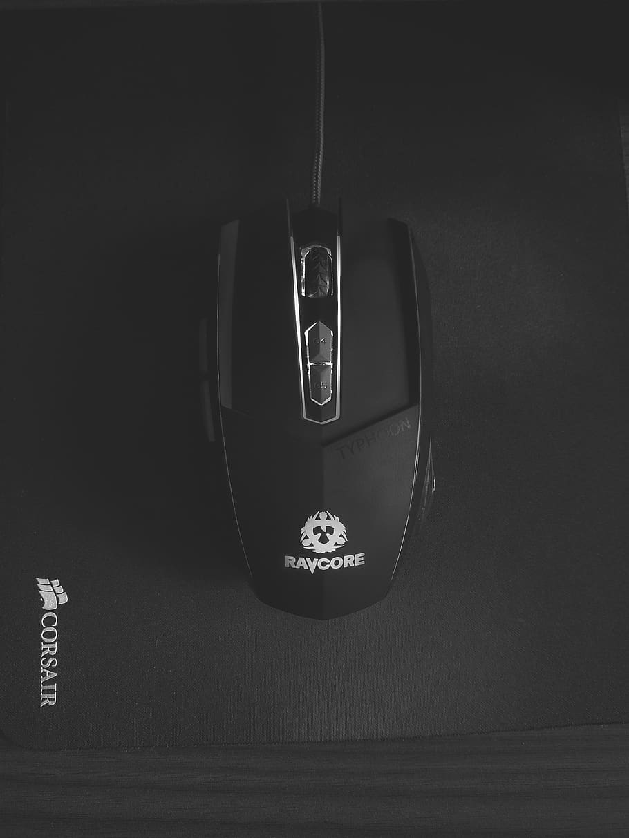 gear, mouse, tech, technology, black, gaming, ravcore, typhoon