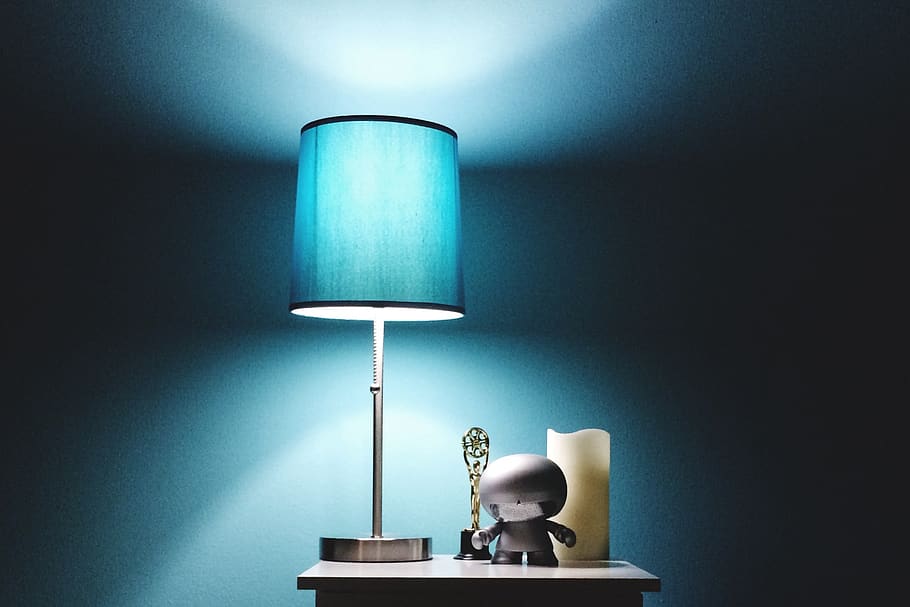 lamp, room, aqua, lighting equipment, electric lamp, indoors HD wallpaper