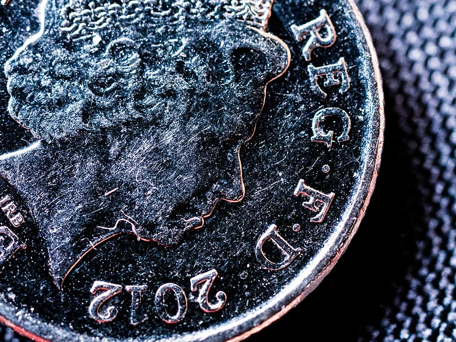 macro, coin, 5p, five, pence, five pence, 5 pence, five pence piece HD wallpaper