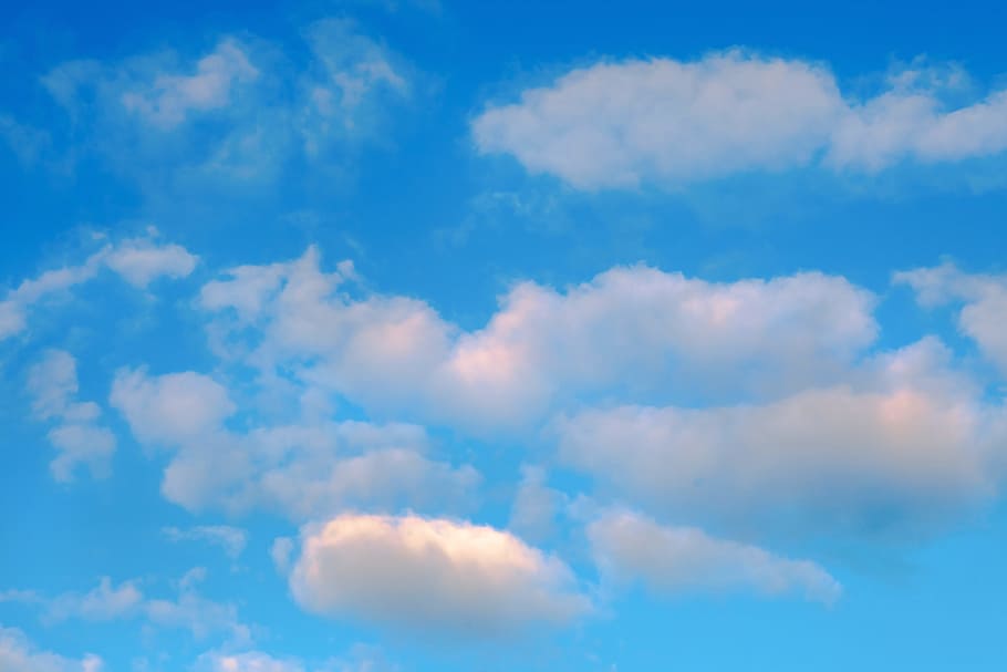 blue, sky, clouds, bright, air, background, cloud - sky, beauty in nature HD wallpaper