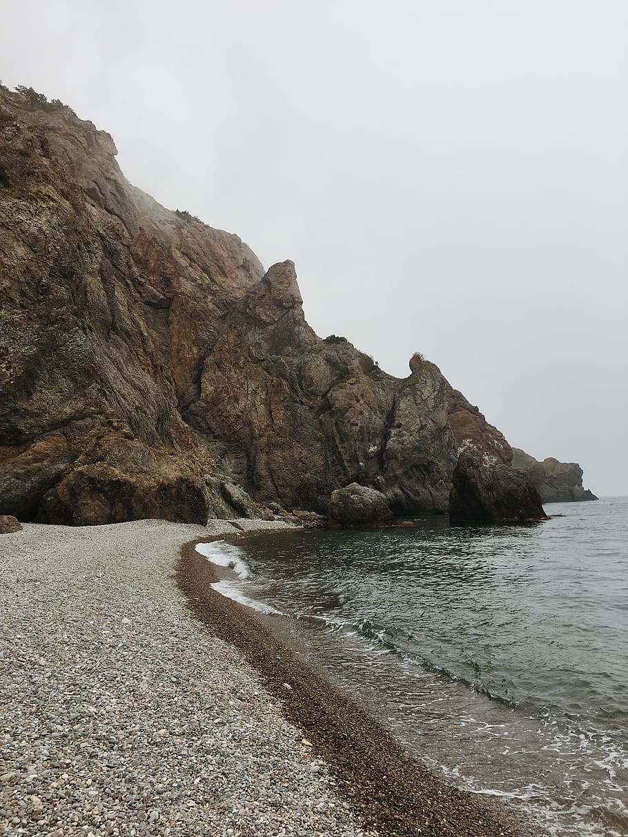 Photo of Rocky Shore, beach, coast, environment, nature, nature wallpaper HD wallpaper