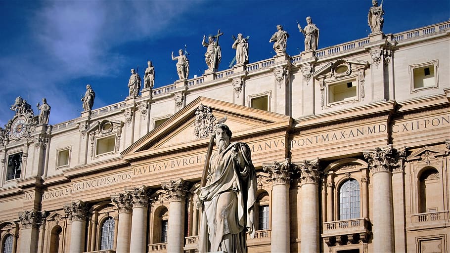 vatican, rome, italy, pope, architecture, basilica, roma, church