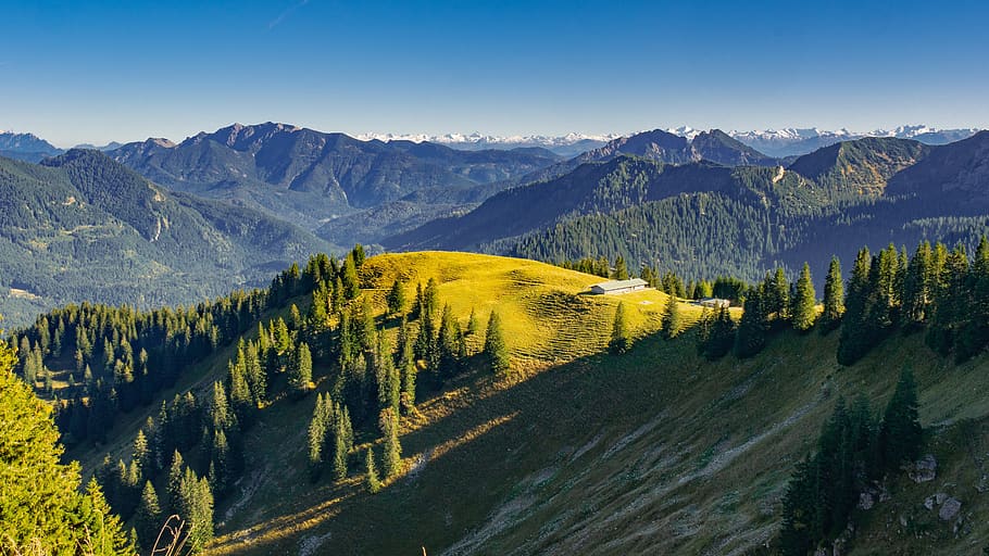 landscape, mountains, panorama, view, bavaria, scenics - nature HD wallpaper