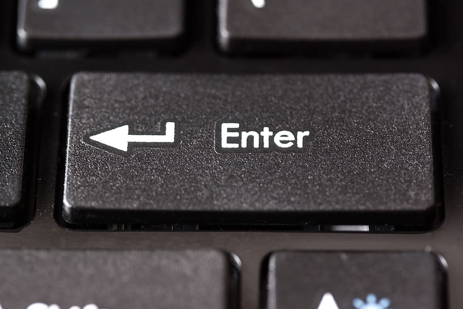 enter, keyboard, computer, the button, accessories, motivation HD wallpaper