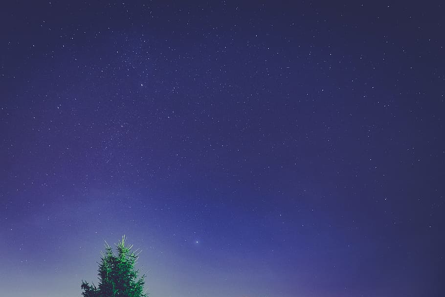 stars, sky, galaxy, night, dark, evening, space, astronomy HD wallpaper