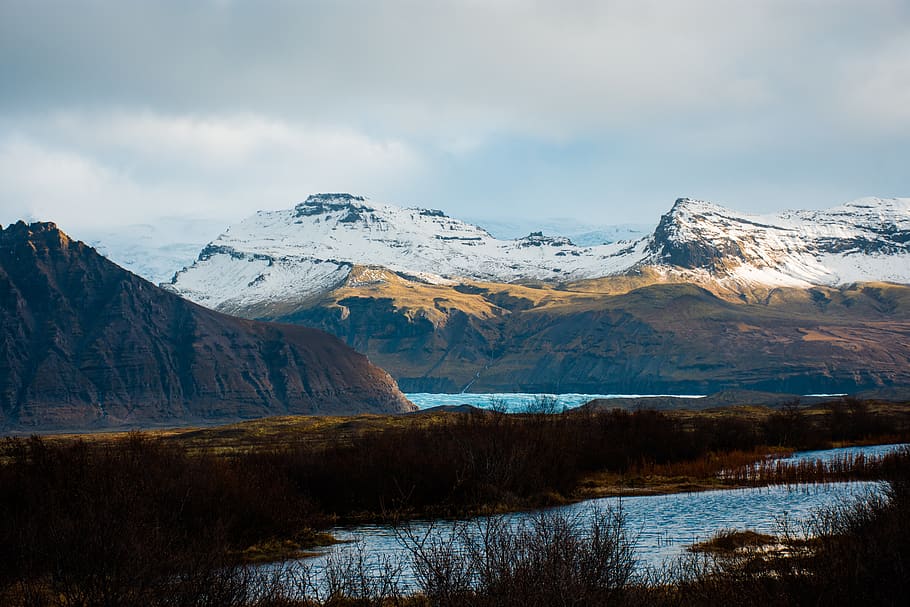 landscape photography of mountain covered sniw, scenics - nature