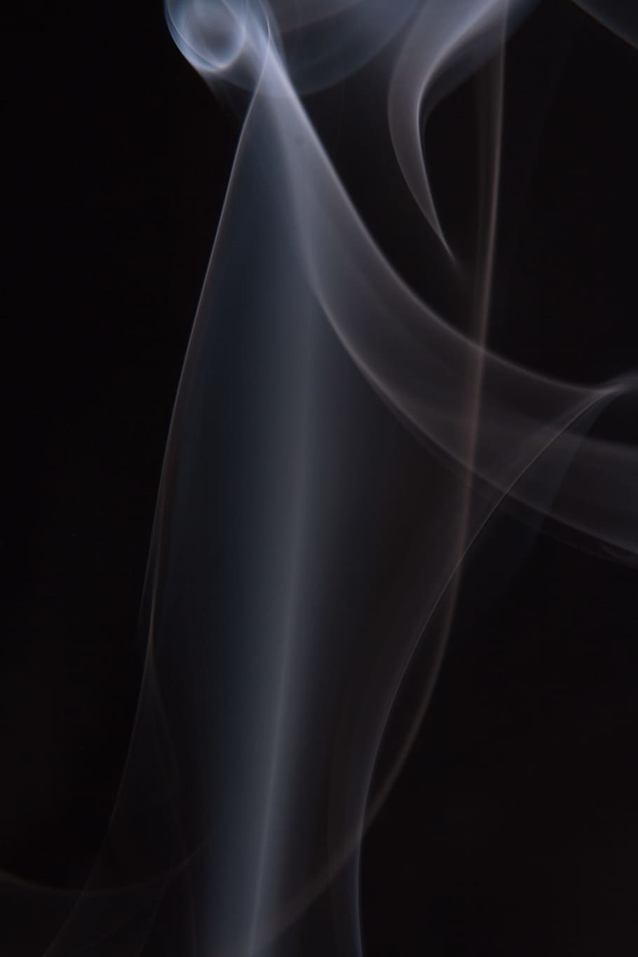 smoke, abstract, shapes, black, texture, background, fog, effect HD wallpaper