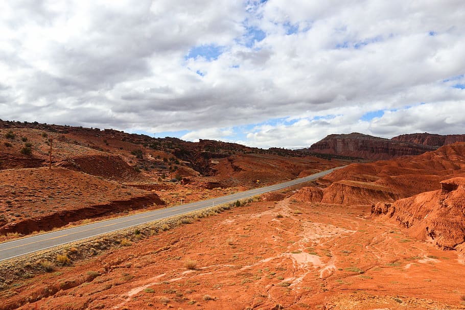 brown soil, nature, outdoors, road, desert, dirt road, gravel HD wallpaper