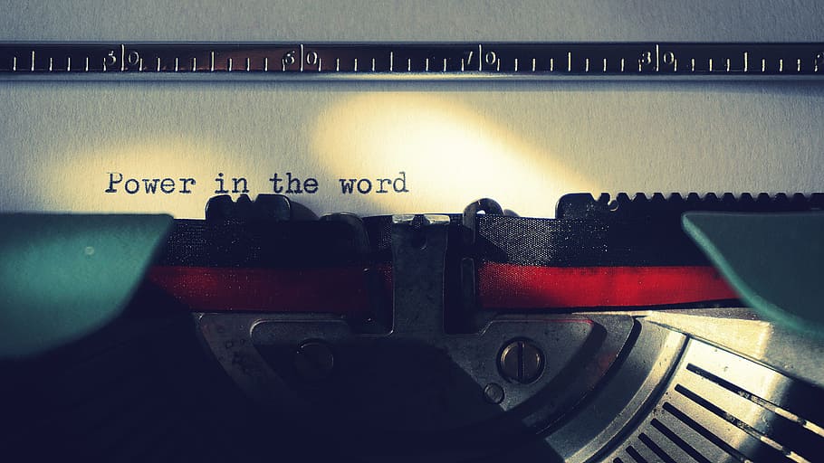 typing, typewriter, writing, words, sunlight, technology, communication HD wallpaper