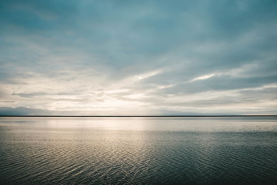 ocean wave, nature, outdoors, water, sky, horizon, reservoir HD wallpaper