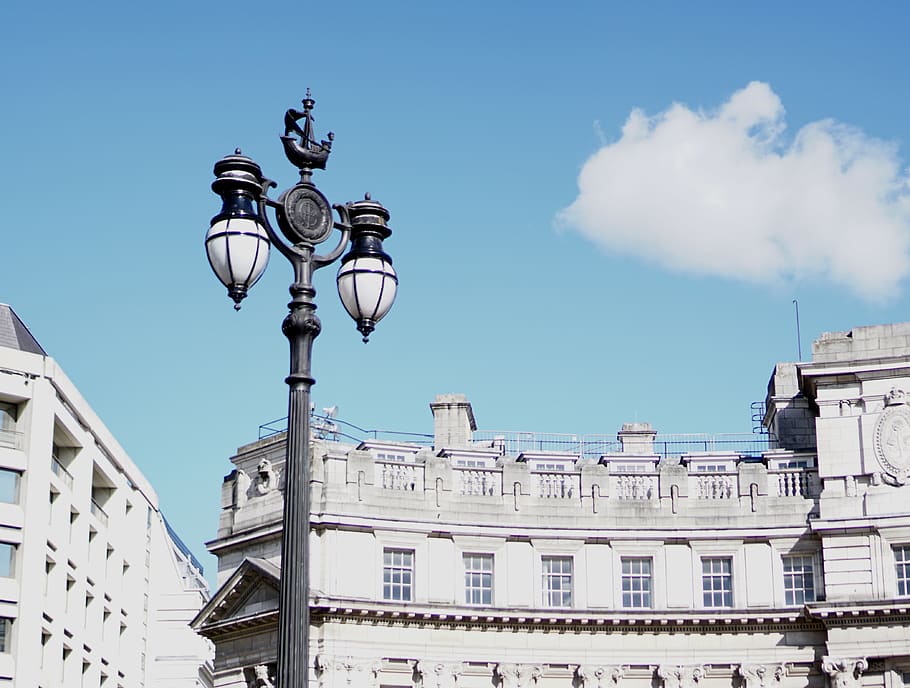 london, lightpole, building exterior, architecture, built structure HD wallpaper