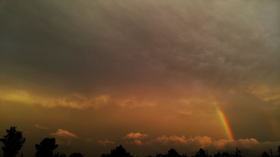 cloud - sky, beauty in nature, sunset, scenics - nature, tranquility HD wallpaper
