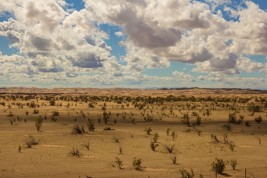 arizona, united states, desert, new mexico, clouds, landscape, HD wallpaper