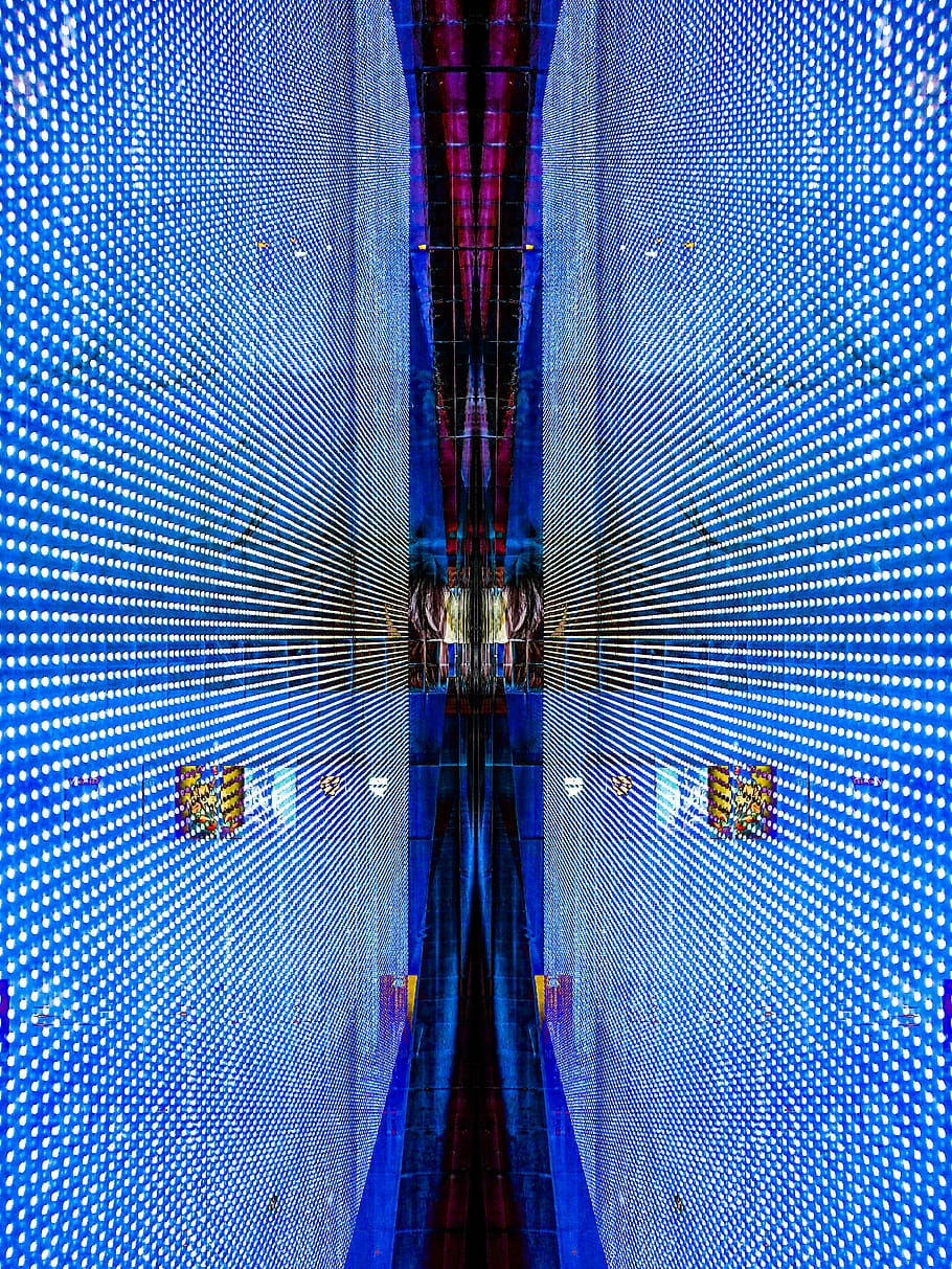 lights, lines, reflections, blue, leds, wallpapers, textures HD wallpaper
