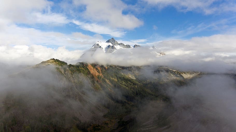 nature, landscape, mountain, clouds, sky, travel, adventure HD wallpaper