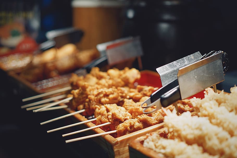 fried food, food and drink, freshness, ready-to-eat, indoors HD wallpaper