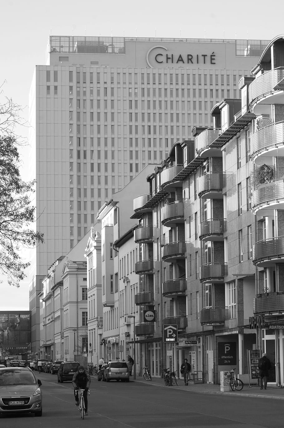 city, berlin, road, charité, hospital, architecture, building exterior HD wallpaper