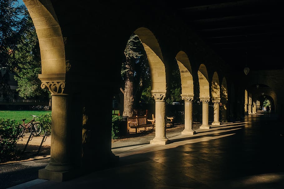 stanford, united states, stanford university, architecture, HD wallpaper