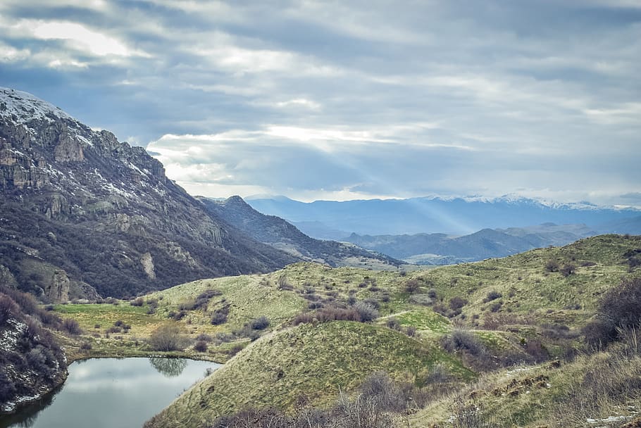 nature, outdoors, mountain range, slope, countryside, hill HD wallpaper