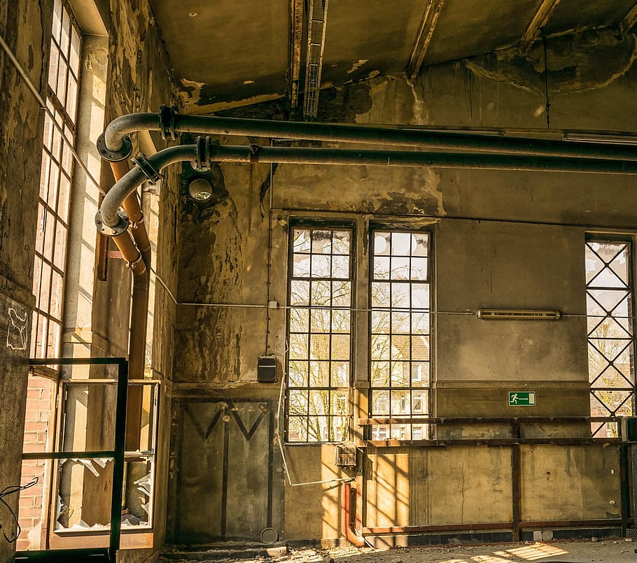 factory, old, abandoned, building, construction, architecture HD wallpaper
