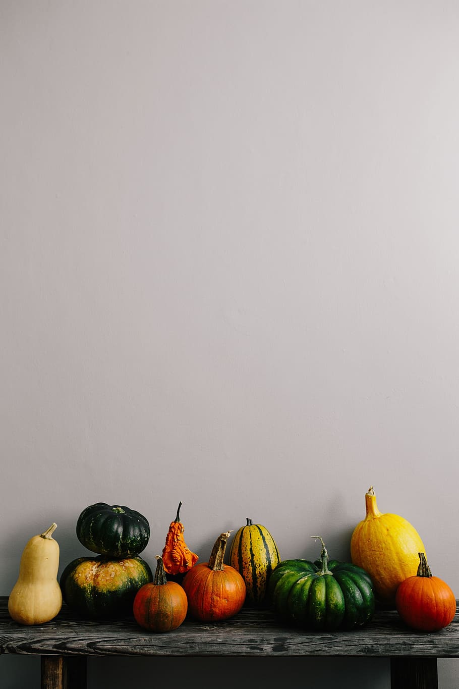 Variety of Pumpkins, healthy, autumn, fall, vegetable, halloween