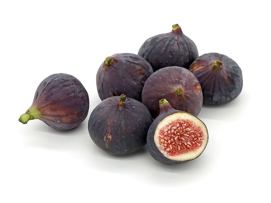 fig, fresh, fruit, nature, ripe, food, food and drink, white background HD wallpaper