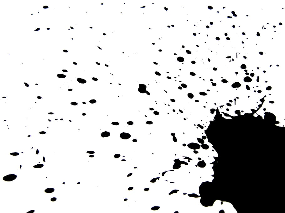 splatter, splattered, paint, spray, background, white, blob HD wallpaper