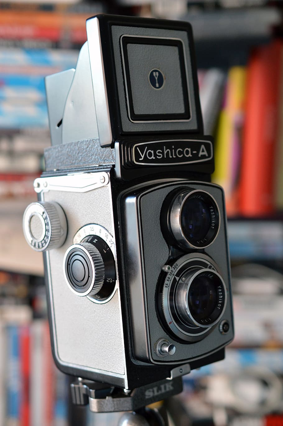 Grey And Black Yashica-a Camera, analog camera, classic, electronics HD wallpaper