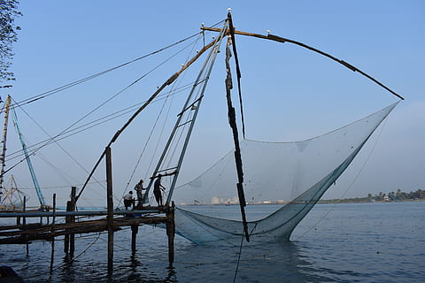 HD wallpaper: Cochin Harbour Fishing Village, kochi, boats, nets | Wallpaper  Flare