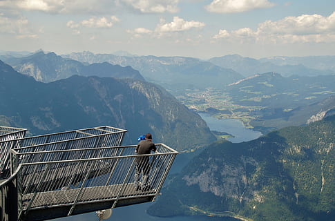 dachstein, austria, alps, view, five fingers, alpine, adrenaline HD wallpaper