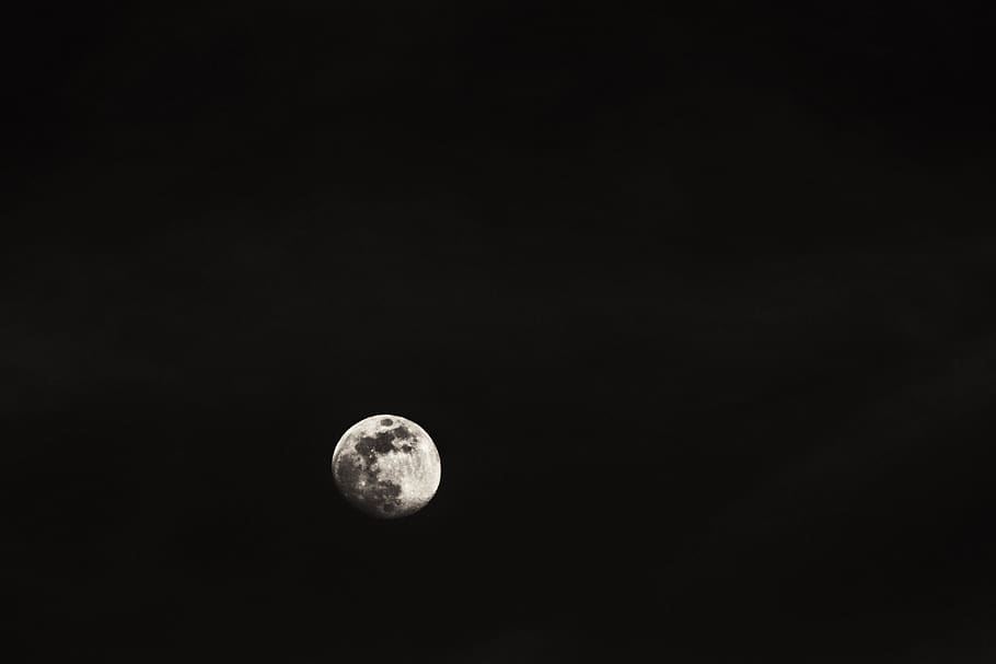 moon, night, simple, grunge, space, astronomy, sky, full moon HD wallpaper