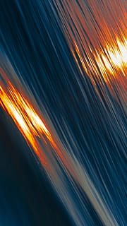 light, streak, abstract, orange, blue, blur, motion, iphone HD wallpaper