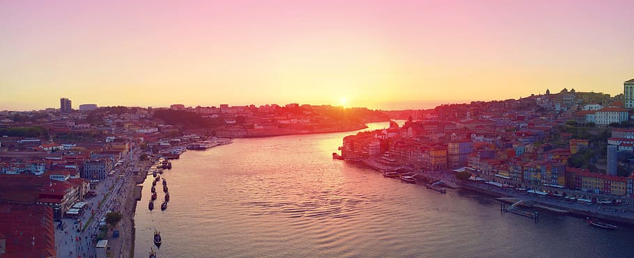 View From Luis I Bridge - Porto - Portugal, city, cityscape, europe, HD wallpaper