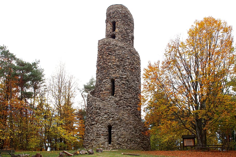 tower, stone, autumn, architecture, places of interest, historically HD wallpaper