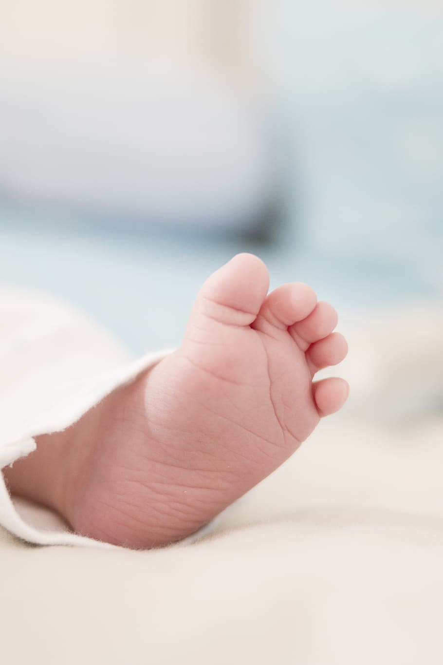 Human Foot, baby, baby foot, blur, child, close-up, conceptual, HD wallpaper