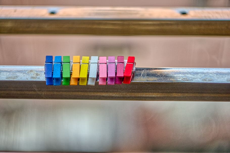 colored clips, wood, musical instrument, glockenspiel, xylophone HD wallpaper