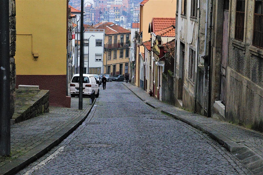 road, cobblestones, paving stones, patch, pavement, historic center HD wallpaper