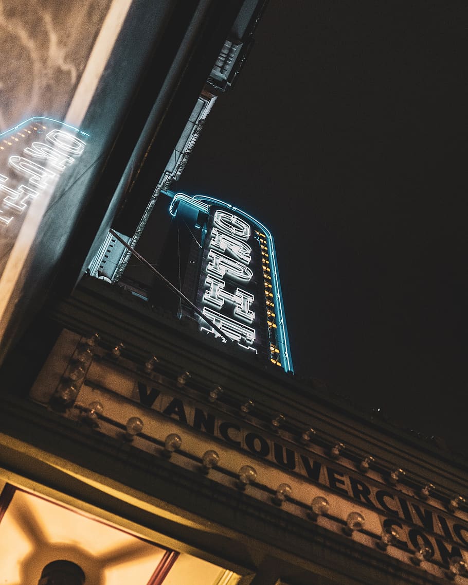 Low Angle Shot Of Signage, architecture, building, illuminated HD wallpaper